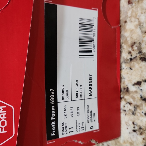 Mens New Balance Fresh Foam Running Sneakers - Picture 5 of 5